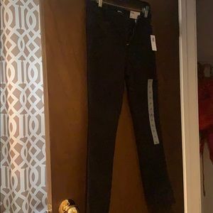 Old navy pixie chino ankle size 2 black NEW W/TAGS